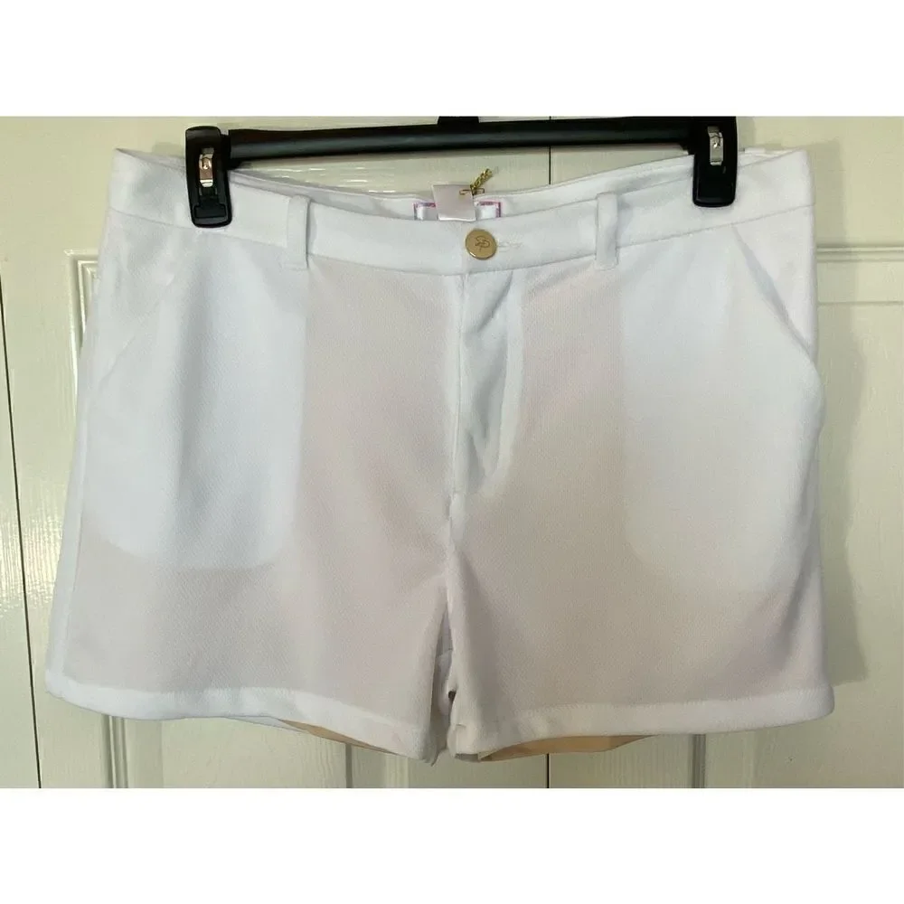 STELLA PARKER WOMEN’S SIZE 14 WHITE FULLY LINED SHORTS
